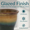 Sunnydaze Studio Glazed Ceramic Planter with Drainage Holes - Set of 2