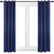 Sunnydaze Indoor/Outdoor Blackout Curtain Panels with Grommet Top - 51.5 x 120 in.