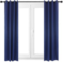 Sunnydaze Outdoor Blackout Curtain Panels with Grommet Top