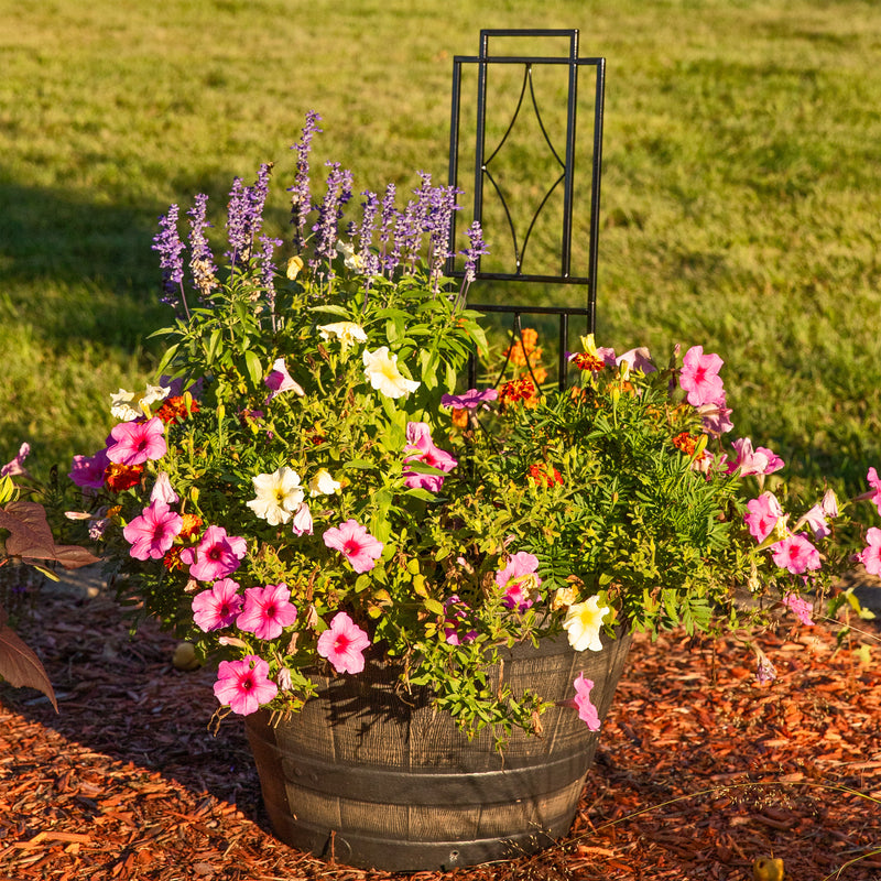 Sunnydaze 2-Piece Chic Diamonds Garden Trellis for Climbing Plants