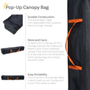 Sunnydaze Polyester Standard Pop-Up Canopy Carrying Bag - Black