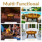 Sunnydaze Rustic Cast Iron Fire Pit Bowl with Stand