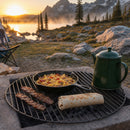 Sunnydaze Stainless Steel Round Folding Camping Grill Grate