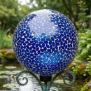 Sunnydaze 10-Inch Glass Gazing Globe for Garden or Backyard