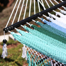 Sunnydaze Woven Double Hammock with Spreader Bars