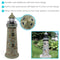 Sunnydaze Cobblestone Solar LED Lighthouse - 35" H