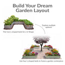 Sunnydaze Galvanized Steel Raised Garden Bed