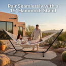Sunnydaze Mayan Outdoor Hammock - Family Size - Handwoven