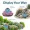Sunnydaze Glass Mosaic Solar Garden Gazing Globe - 10"