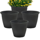 Anjelica Planter - 15.25 in (38 cm) - Matte Black in a four pack