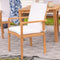 Sunnydaze Rodanthe Outdoor Patio Dining Chairs with Cushions - Set of 2