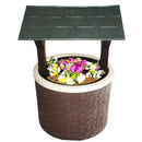 TankTop Covers Wishing Well Planter Septic Cover with Base and Roof