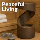 Sunnydaze Winding Showers Indoor Waterfall Fountain with LED Light - 14"