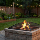 Sunnydaze Square Outdoor Fire Pit Spark Screen