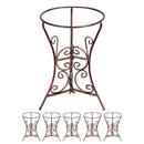 Sunnydaze Decorative Scroll Steel Gazing Globe Stand
