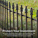 Sunnydaze Roman Garden Border Fence Set
