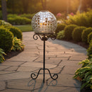 Sunnydaze 10-Inch Solar Glass Gazing Garden Globe
