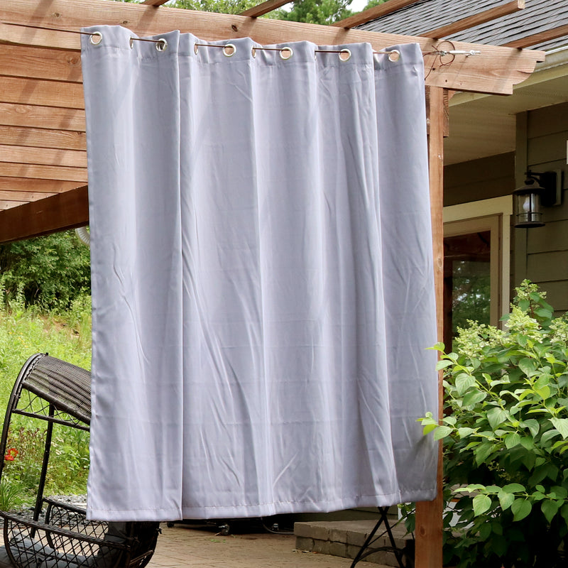 Sunnydaze Outdoor Blackout Curtain Panels with Grommet Top