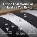 Sunnydaze 2-Person Quilted Fabric Double Hammock with Pillow