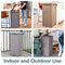 Sunnydaze Patio Trash Can with Lid