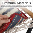 Sunnydaze Rope Hammock with 12' Steel Stand, Pad, and Pillow