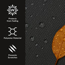 Sunnydaze Heavy-Duty Round Fire Pit Cover with Drawstring Closure