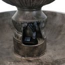 Sunnydaze Classic Designer 3-Tier Outdoor Water Fountain - 55" H