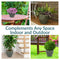 Sunnydaze Resort Glazed Ceramic Planter