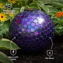 Sunnydaze 10-Inch Solar Glass Gazing Garden Globe