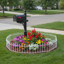 Sunnydaze Roman Garden Border Fence Set