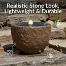 Sunnydaze Polystone Outdoor Bubble Fountain