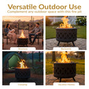 Sunnydaze Crossweave Outdoor Smokeless Fire Pit - 30"