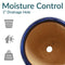 Sunnydaze Resort Glazed Ceramic Planter with Drainage Holes - Set of 2