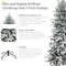 Sunnydaze Stately and Slim Artificial Christmas Tree - Unlit