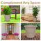 Sunnydaze Arabella Polyresin Outdoor Flowerpot Planter