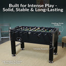 Sunnydaze 55" Foosball Game Table with Drink Holders
