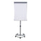 Sunnydaze Adjustable Rolling Magnetic Whiteboard with Flip Chart