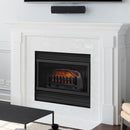 Sunnydaze Elegant Embers Faux Log Electric Fireplace Insert Heater