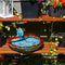Sunnydaze Glazed Ceramic Fish Outdoor Water Fountain - 7"