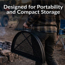 Sunnydaze Round Folding Camping Grill Grate