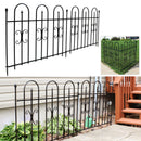 Sunnydaze 2-Piece Decorative Finial Border Fence - 8' Overall