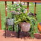 Sunnydaze Black 3-Tiered Planter Stand - 22" H - Set of Two