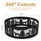 Sunnydaze Portable 36" Outdoor Fire Pit Ring with 360-Degree Cutouts
