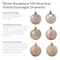 Sunnydaze Winter Wonderland 100ct Christmas Ornament Balls