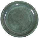 Sunnydaze Avignon Glazed Outdoor Ceramic Bird Bath - Green Mist - 18.75" H