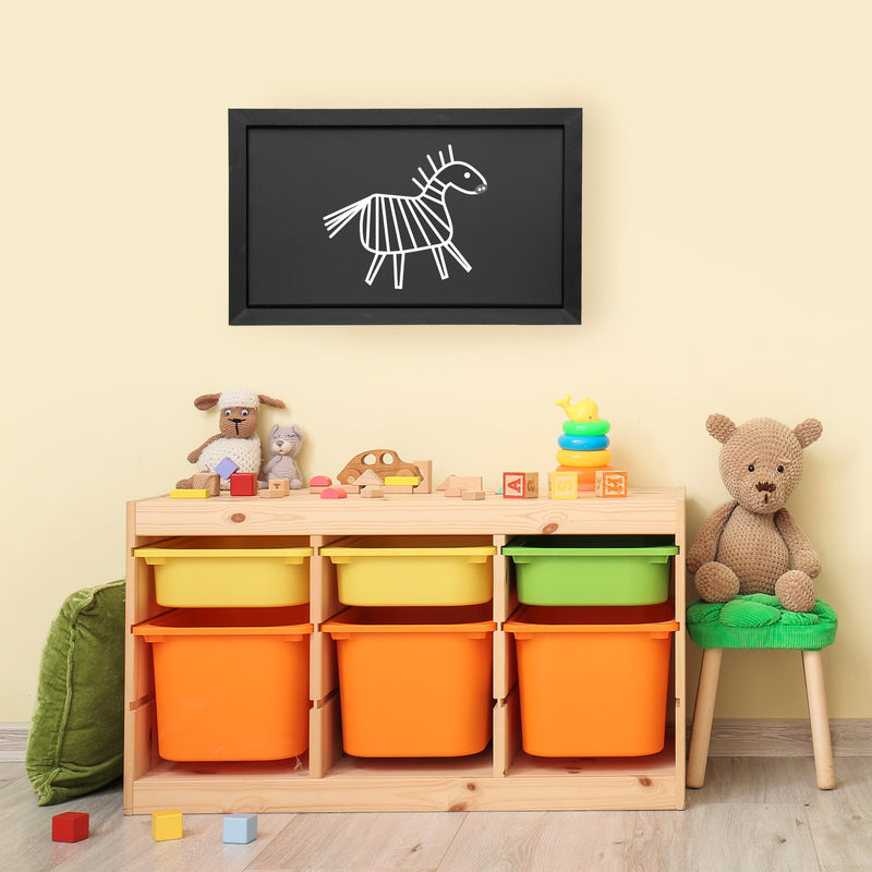 Sunnydaze 36" x 24" Magnetic Chalkboard for Wall