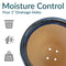 Sunnydaze Studio Glazed Ceramic Planter with Drainage Holes