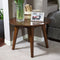 Sunnydaze Cosmo Round Coffee Table - Dark Walnut