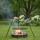 Sunnydaze Campfire Tripod with Grill Grate