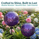 Sunnydaze 10-Inch Solar Glass Gazing Garden Globe